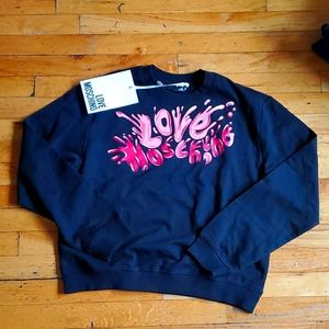 LOVE MOSCHINO SWEATER SIZE 6 COLOR BLACK  ..